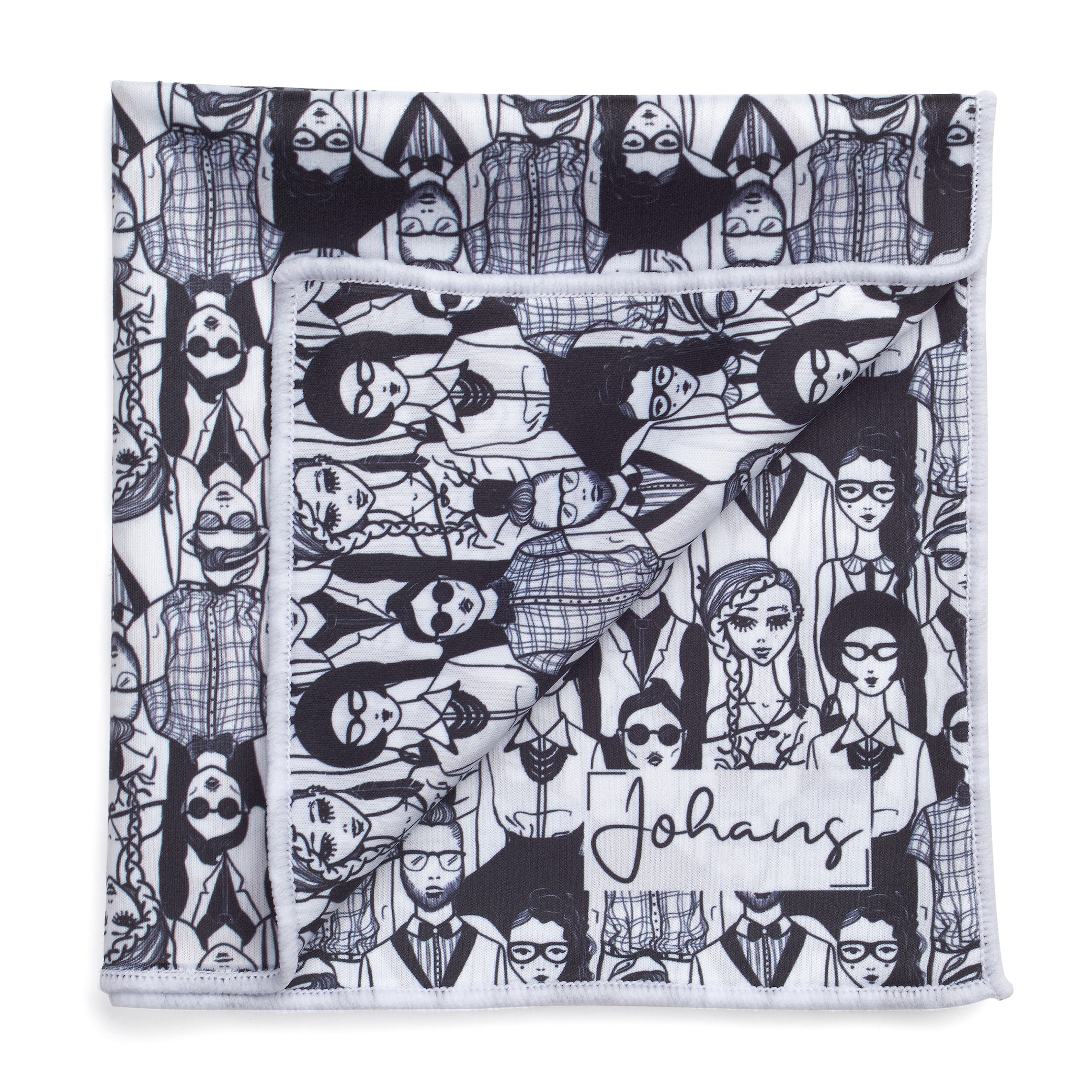 Johans Brillenputztuch Crowd