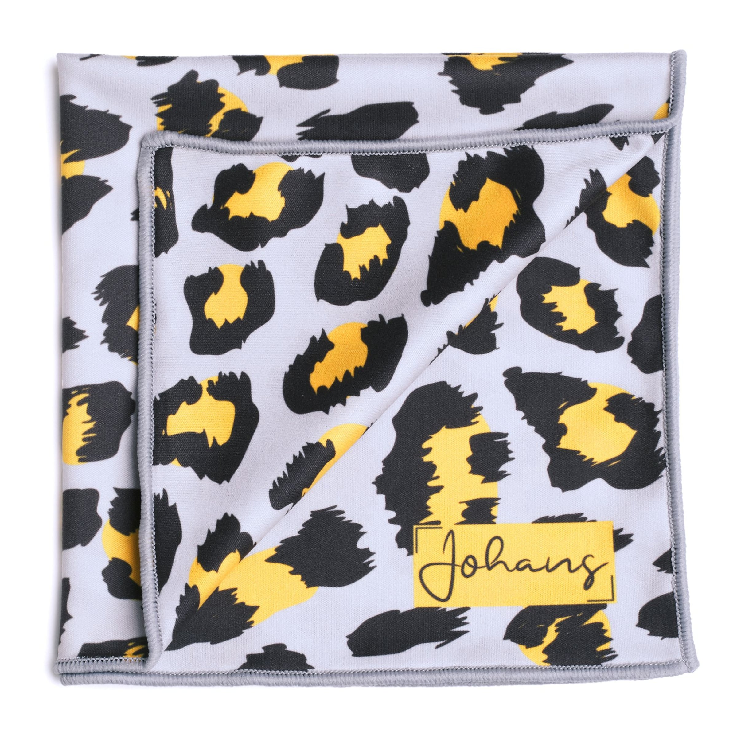 Johans Brillenputztuch Gelb