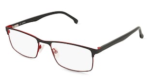 variant 29977 / Fielmann LN 084 FLEX CL MARKUS / Schwarz Rot