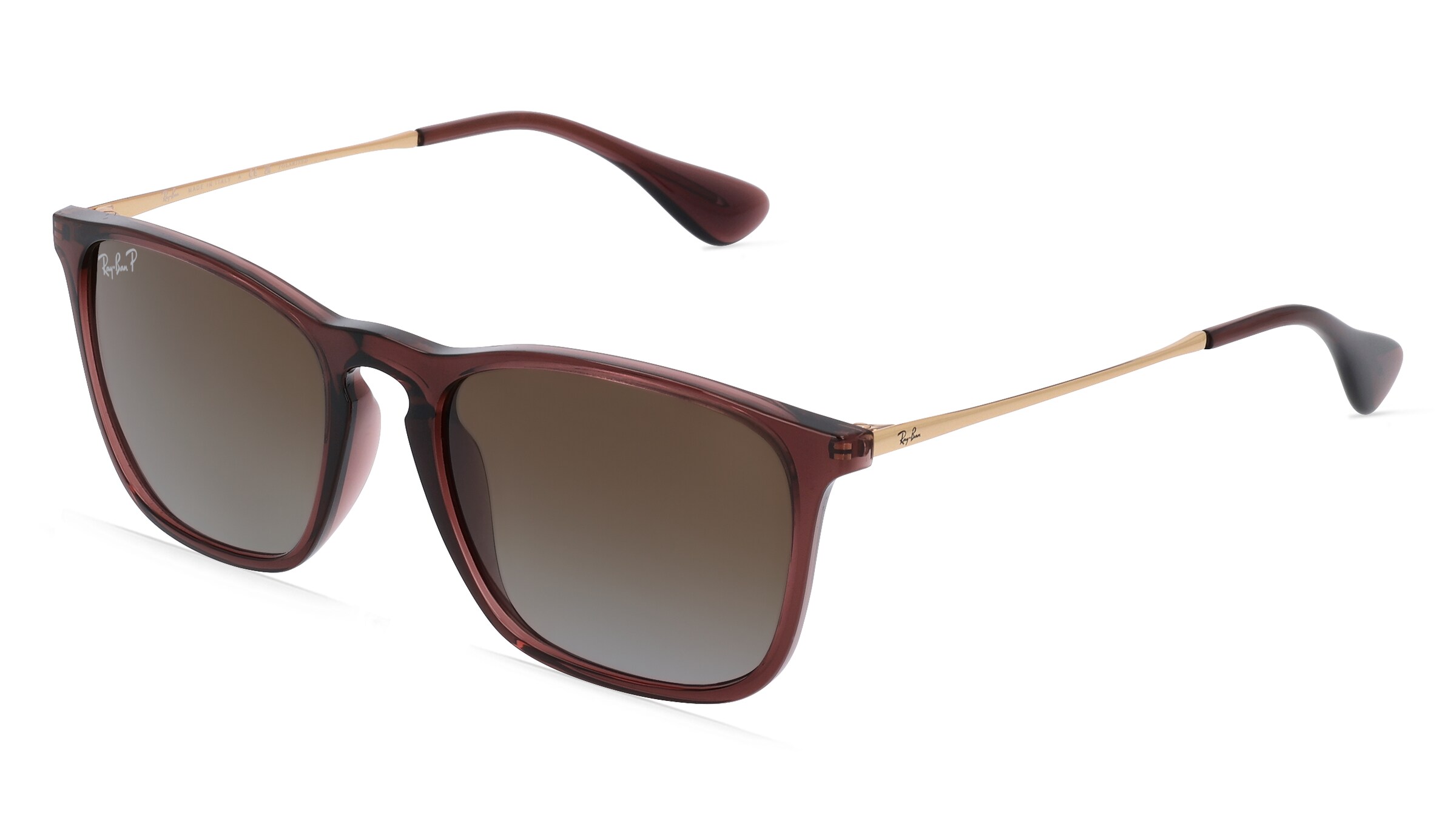 variant 10297 / Ray-Ban RB 4187 CHRIS / Braun Transparent