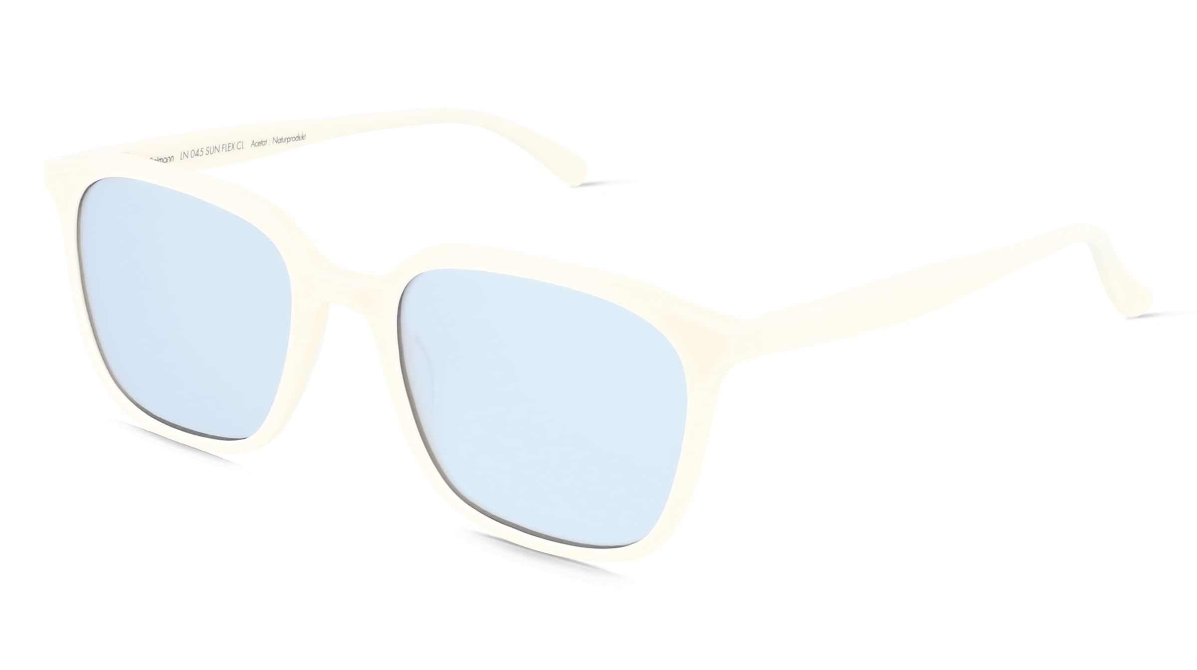 variant 18947 / Fielmann LN 045 SUN FLEX CL OSKAR / Weiß Glänzend