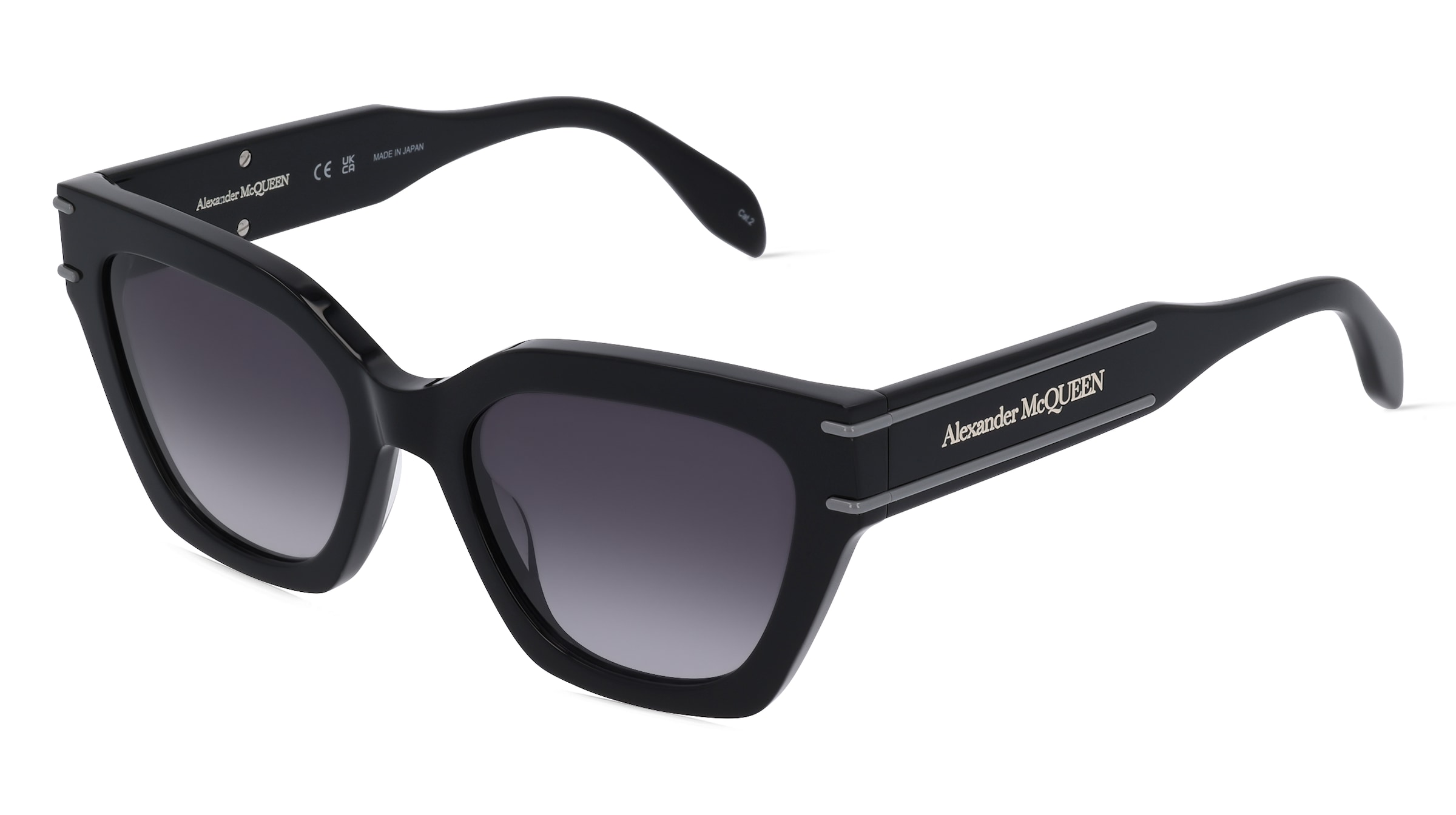 variant 11081 / Alexander McQueen AM0398S / Schwarz Glänzend