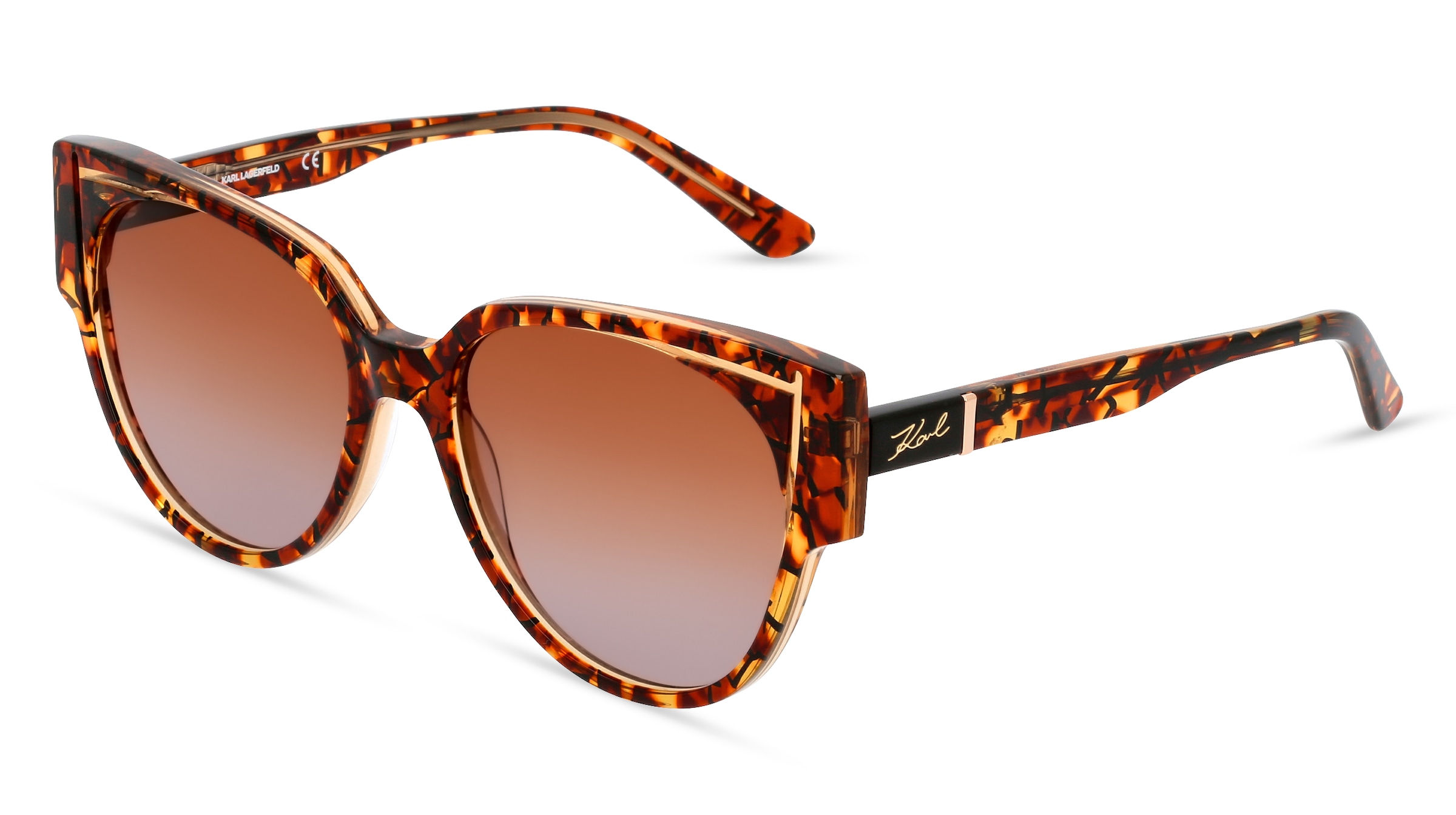variant 5063 / Karl Lagerfeld KL6068S / Havanna Transparent