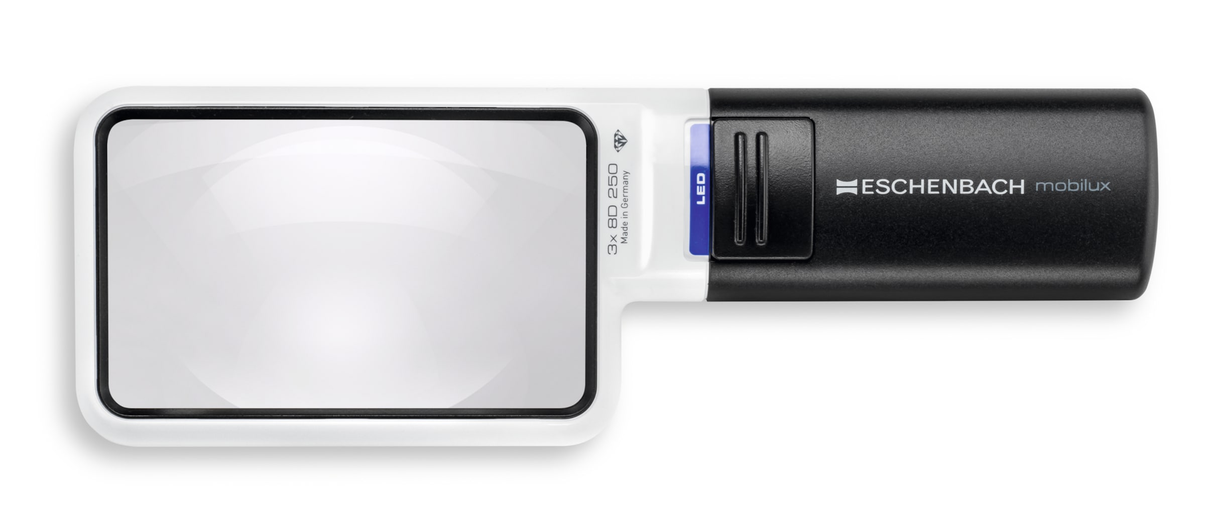 variant 27919 / Eschenbach Mobilux LED 4,0x / Schwarz Weiß