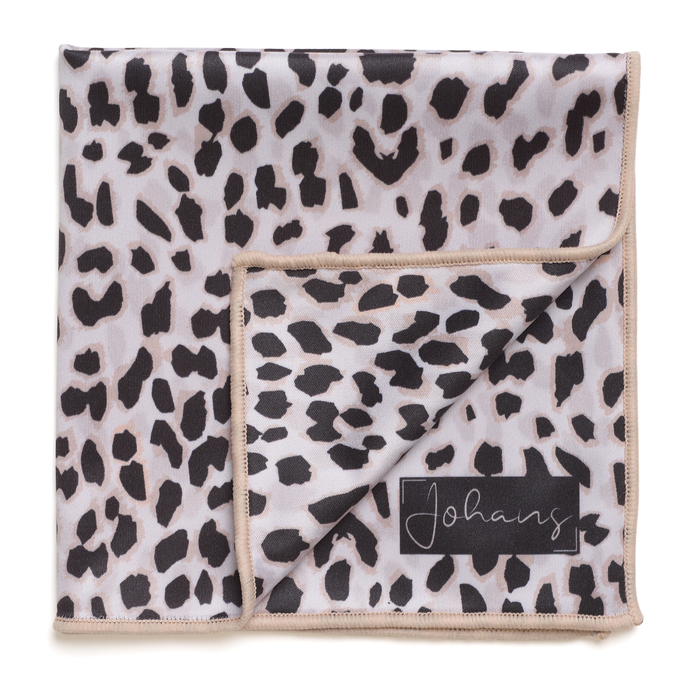 Johans Brillenputztuch Leo Grey