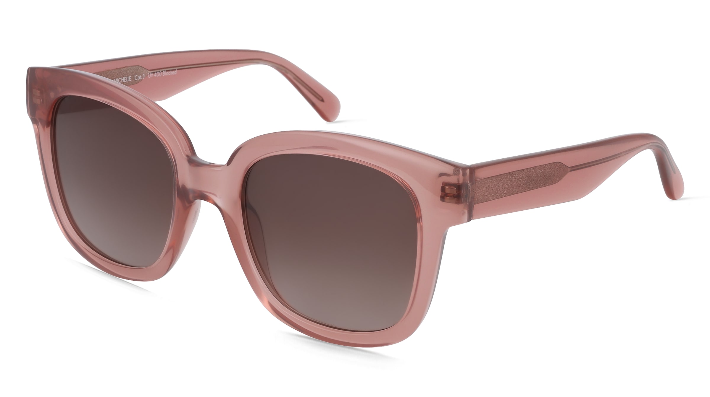 variant 32420 / Fielmann ES 002 SUN CL MICHELLE / Rose Transparent