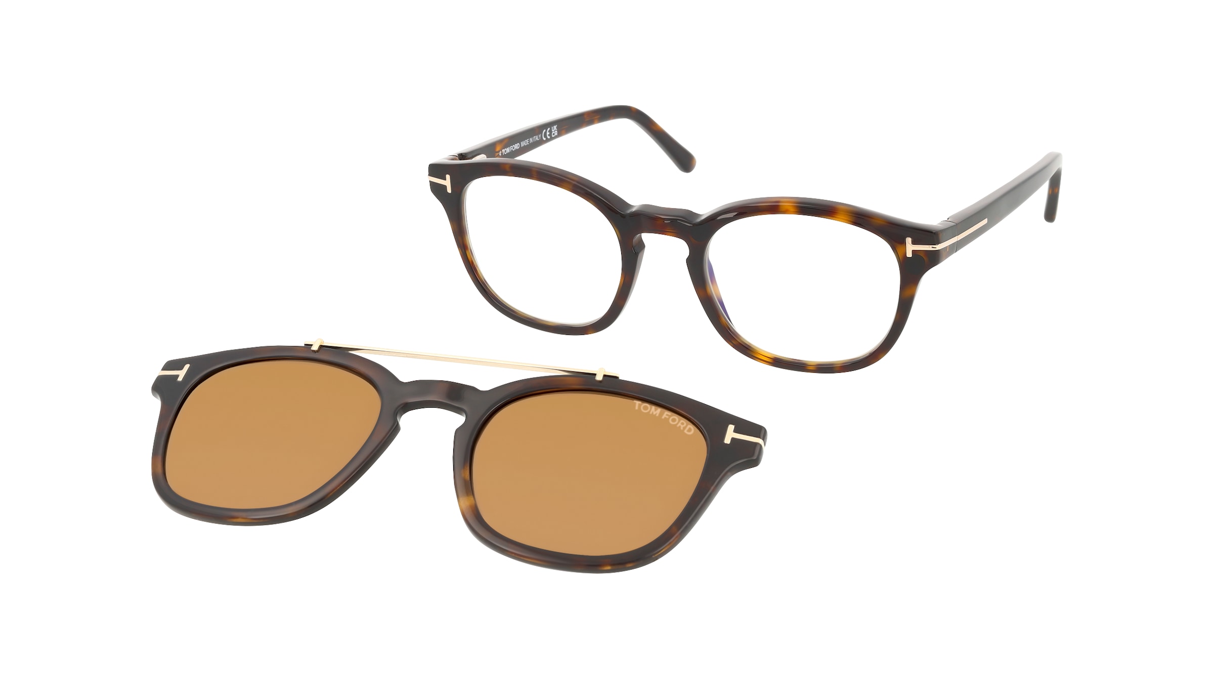 Tom Ford FT5532-B - mit Sonnenclip