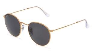 variant 6529 / Ray-Ban RB 3447 ROUND METAL / Złoty