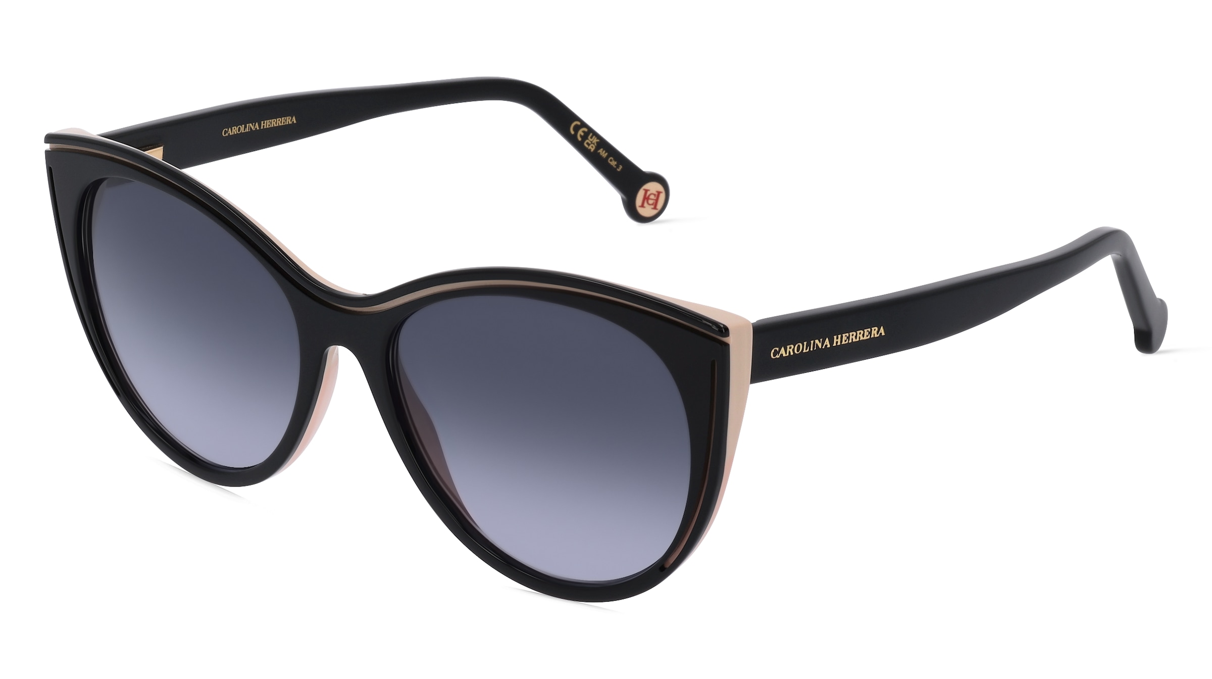 variant 10455 / Carolina Herrera 0142/S / Schwarz Glänzend