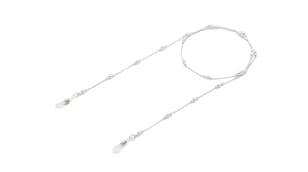 variant 11910 / Victoria Collection Brillenkette Perlen / Silber