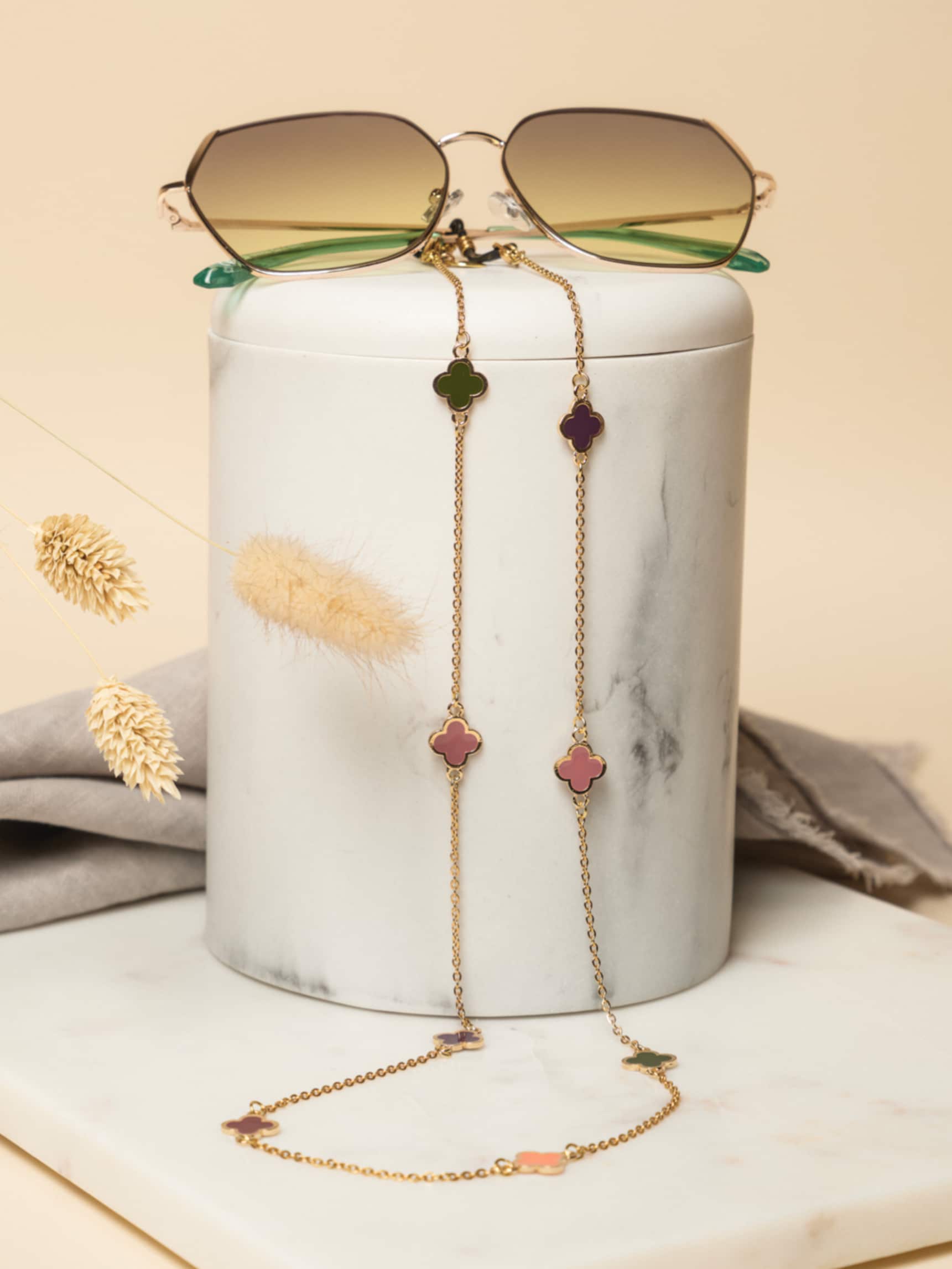 Sunny Cords Łańcuszki do okularów Ruby Colour