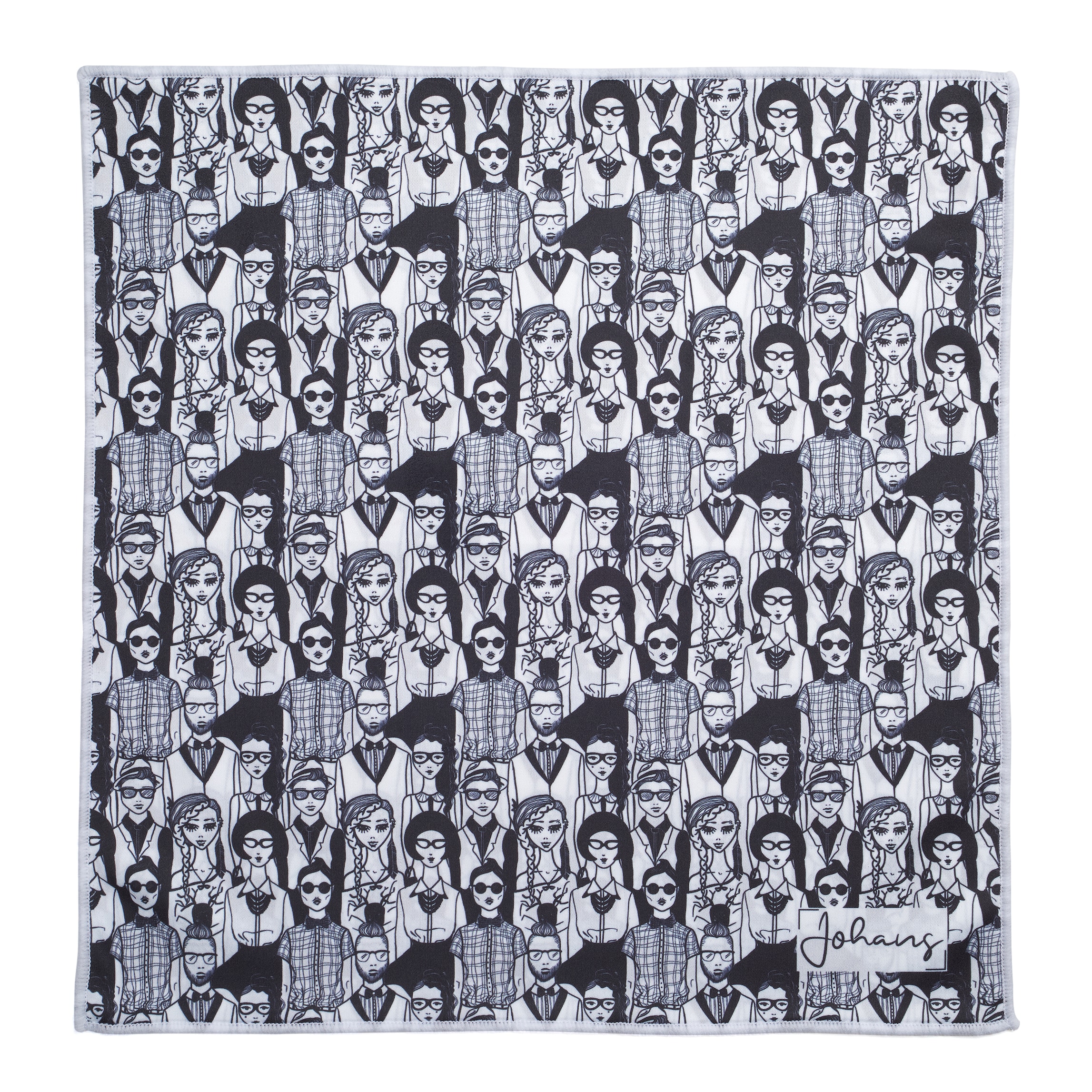 Johans Brillenputztuch Crowd