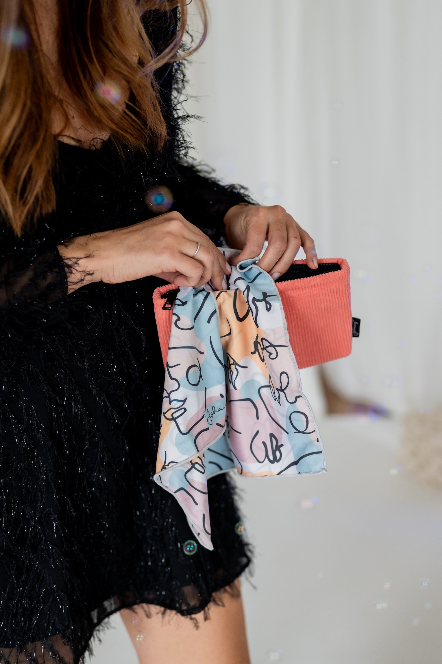 Johans Brillenputztuch Faces