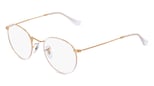 variant 22942 / RAY-BAN RX3447V ROUND METAL / Weiss Gold