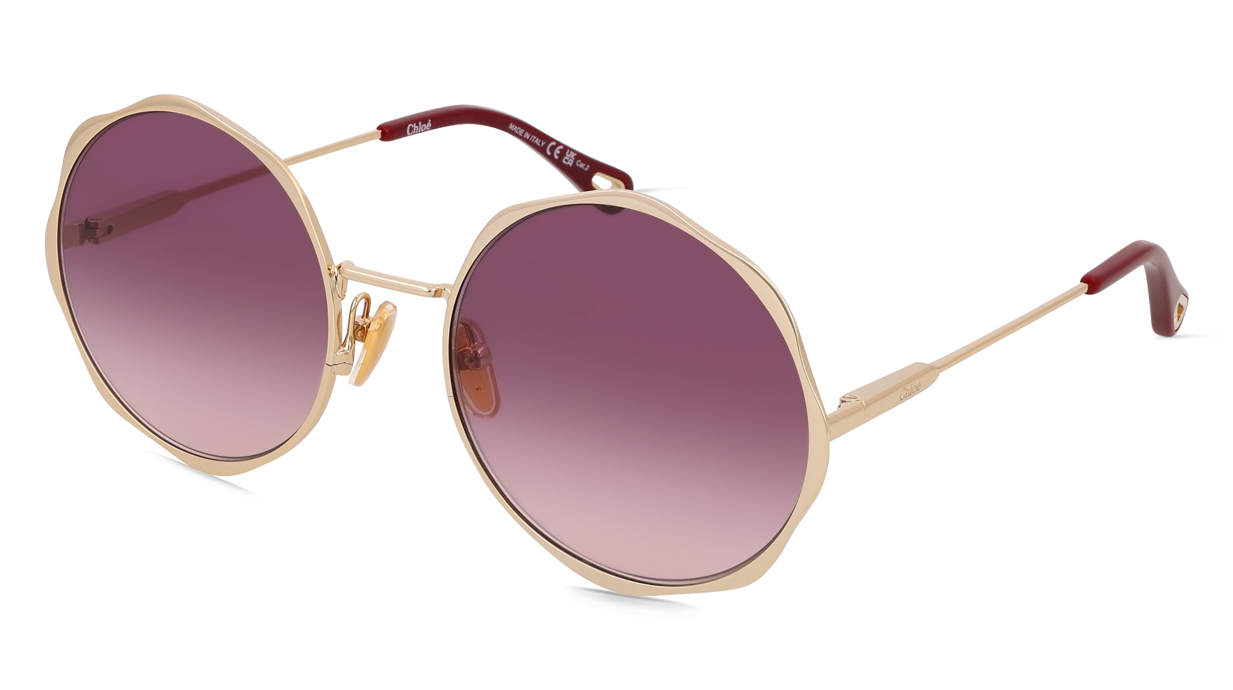 Chloe アイウェア ラウントフレム サンクラス CH0184S 003 774527faee29428e224f7573ec09dc
