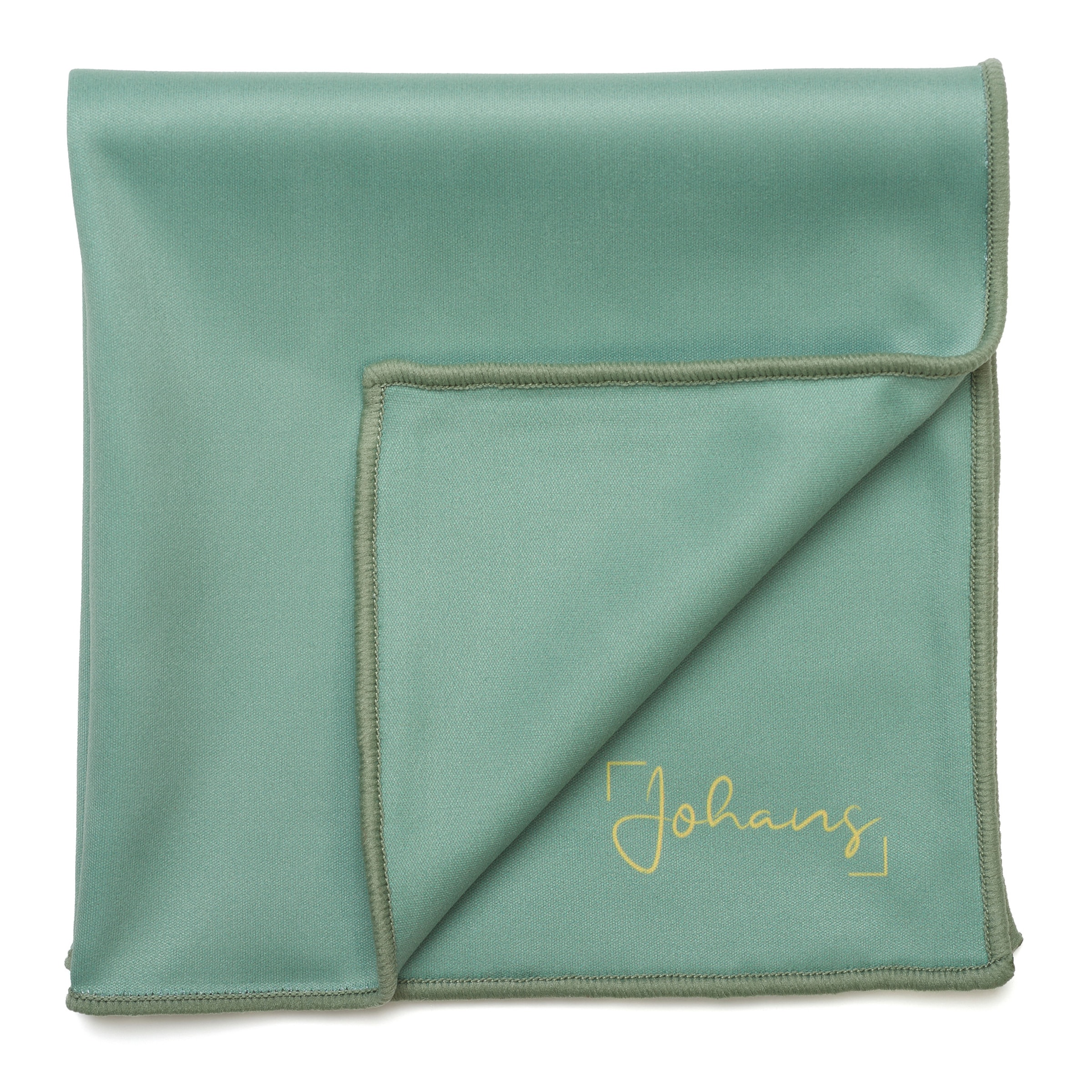Johans Brillenputztuch Salbeigrün