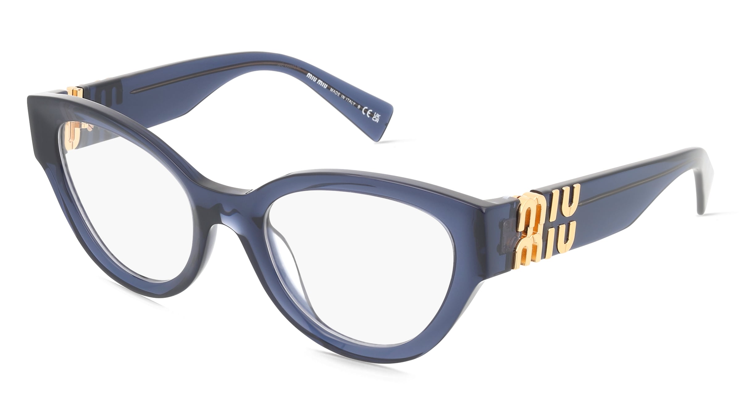 variant 28412 / Miu Miu MU01VV / Blau Transparent