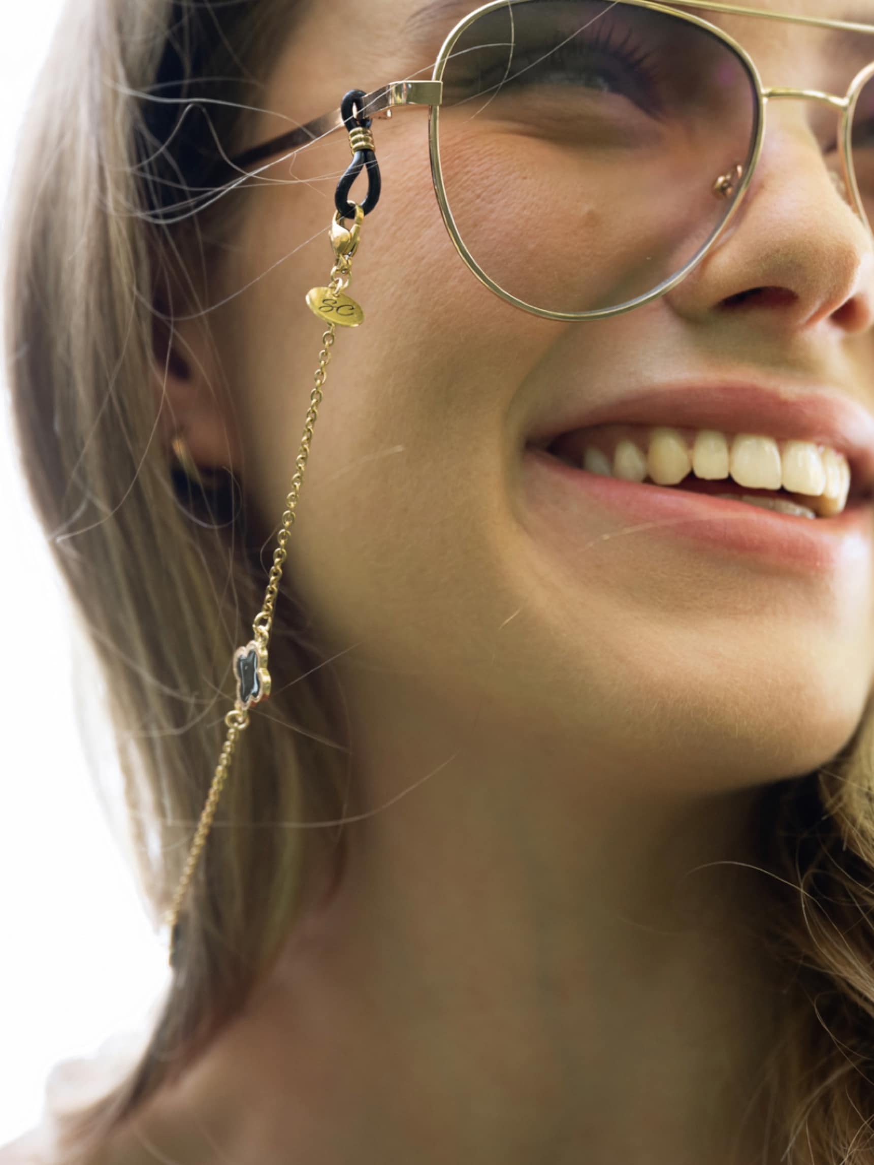 Sunny Cords Łańcuszki do okularów Ruby Colour