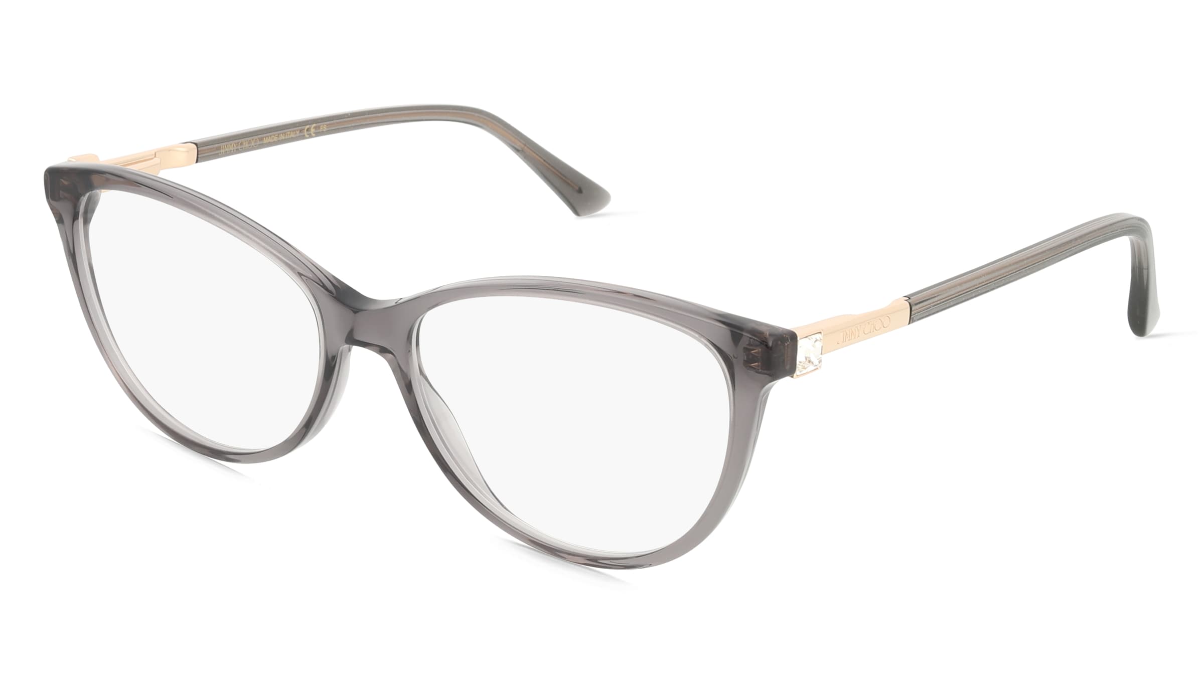 JIMMY CHOO 長方形フレムメカネ JC283 HT8 Kup Jimmy Choo JC287 w kolorze szary przezroczysty online