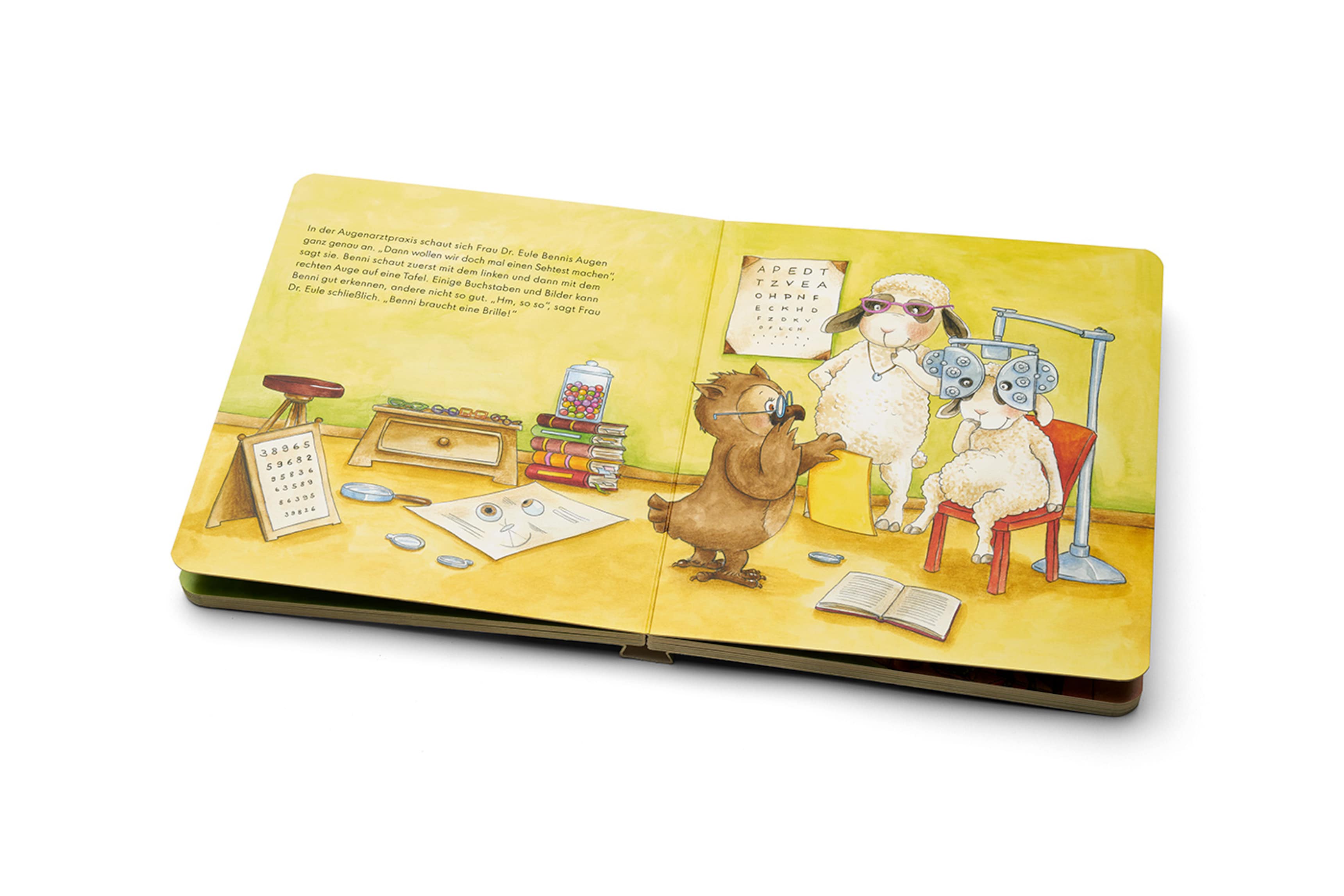 Livre pour enfant: «Benni le mouton à lunettes et le courrier de la forêt»