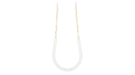 Catenella per occhiali IPHORIA oro e bianco Iphoria