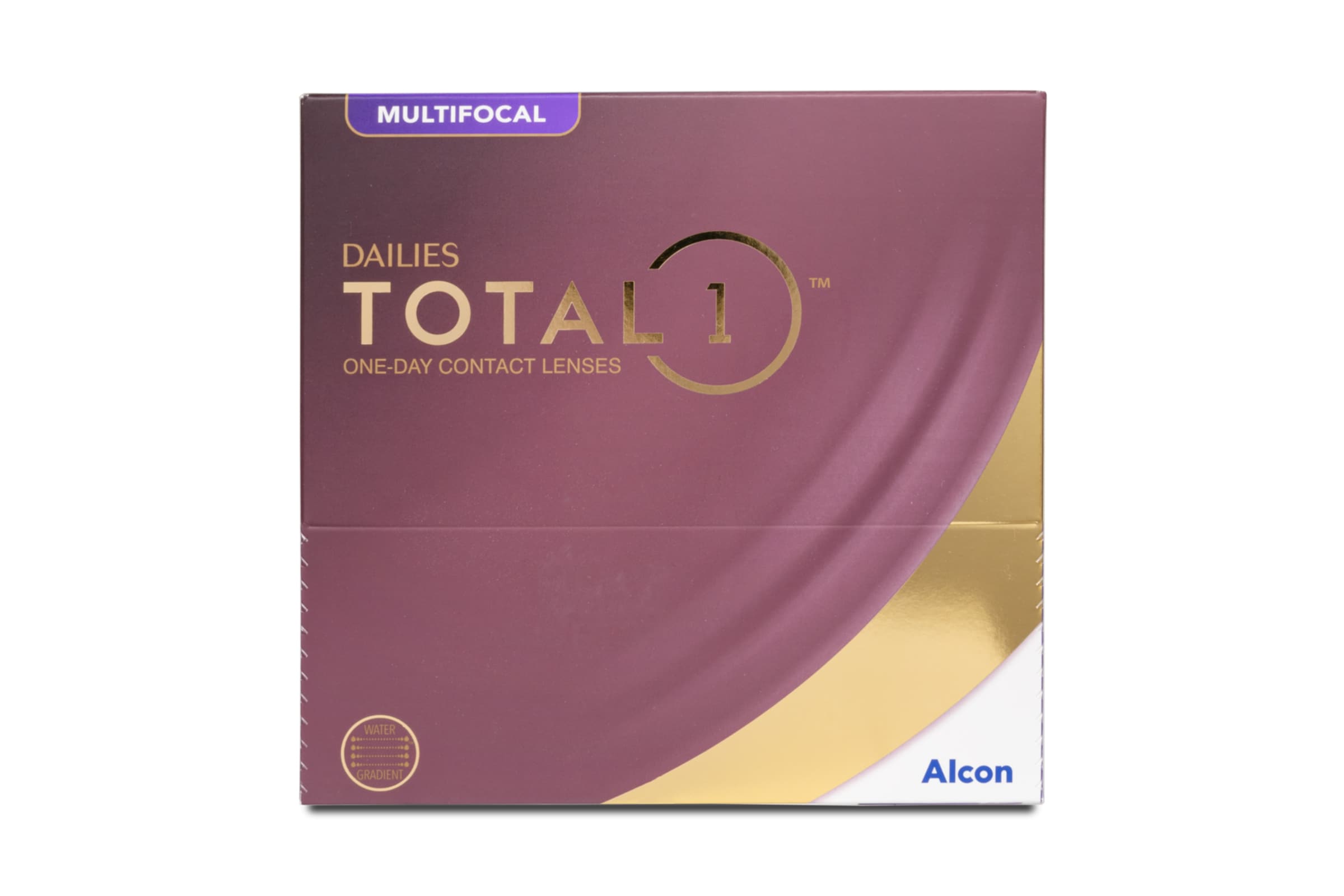 Alcon Dailies Total 1 Multifocal (90er Packung) Tageslinsen (0 dpt, Addition Medium (1,50 - 2,00) & BC 8.5)