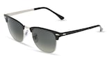 variant 6830 / Ray-Ban RB 3716 CLUBMASTER METAL / Schwarz Silber