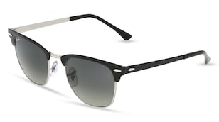 variant 6830 / Ray-Ban RB 3716 CLUBMASTER METAL / Czarny Srebrny