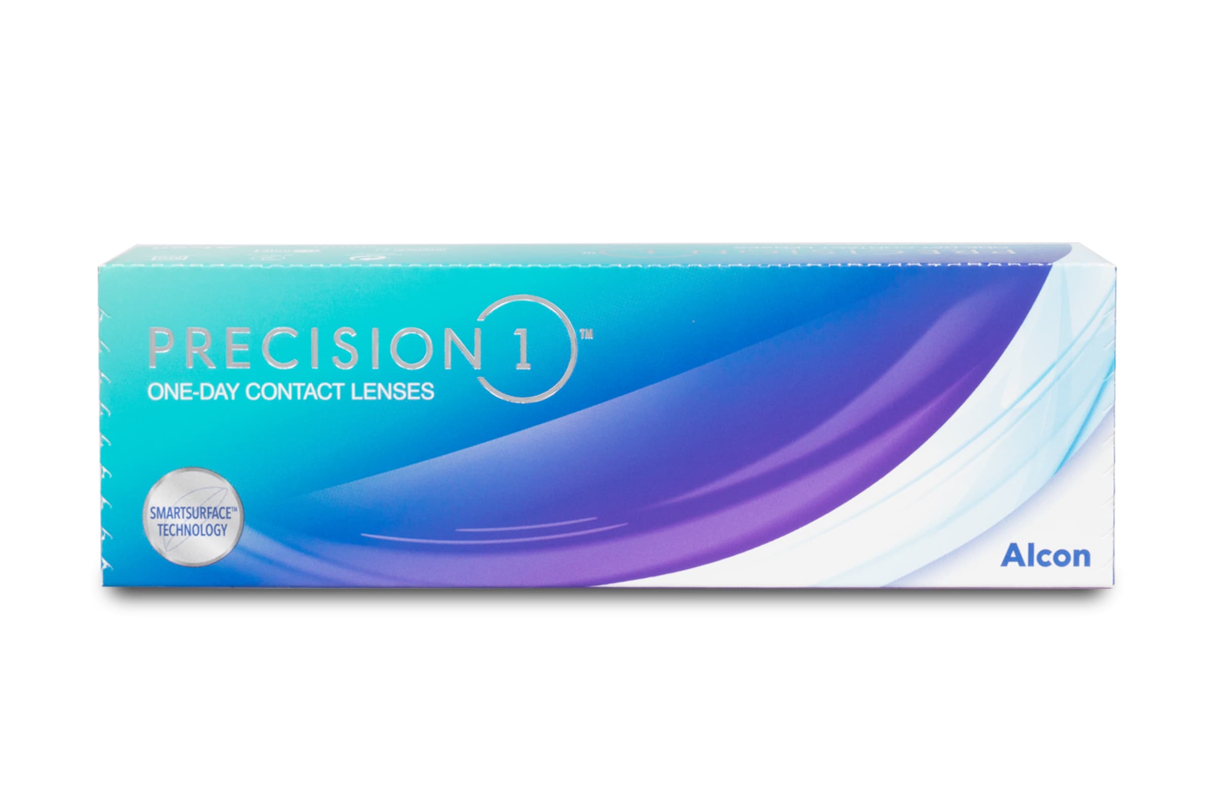 Alcon Precision 1 (30er Packung) Tageslinsen (-0.75 dpt & BC 8.3) mit UV-Schutz