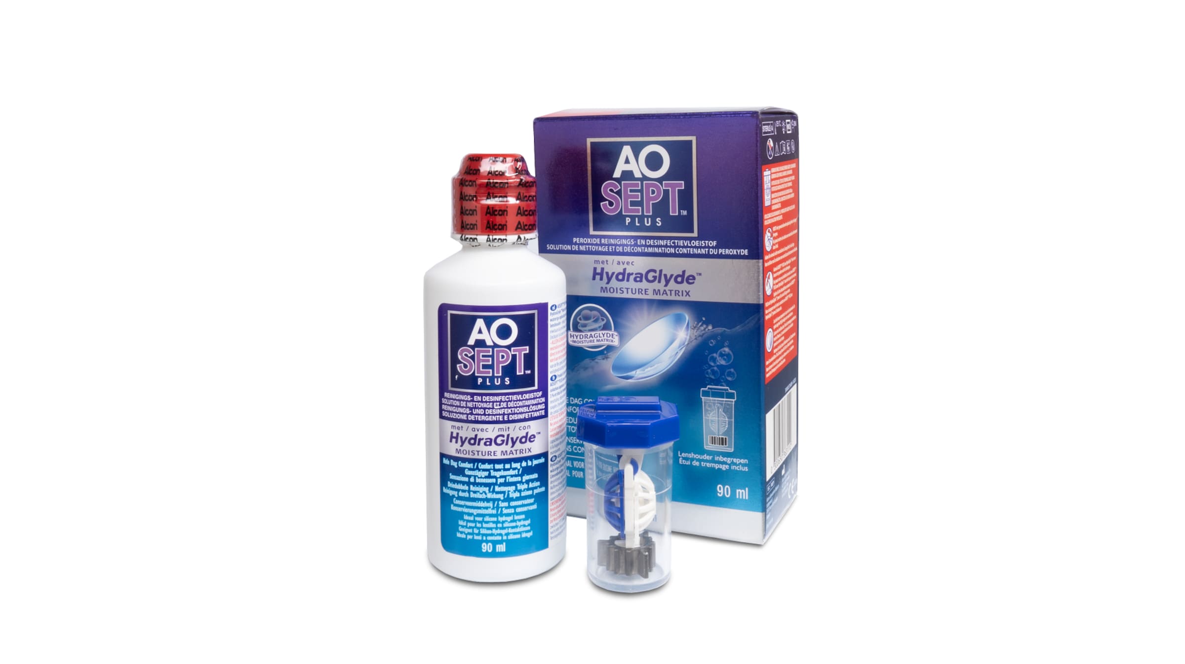 Produit lentilles Aosept Plus HydraGlyde 360ml