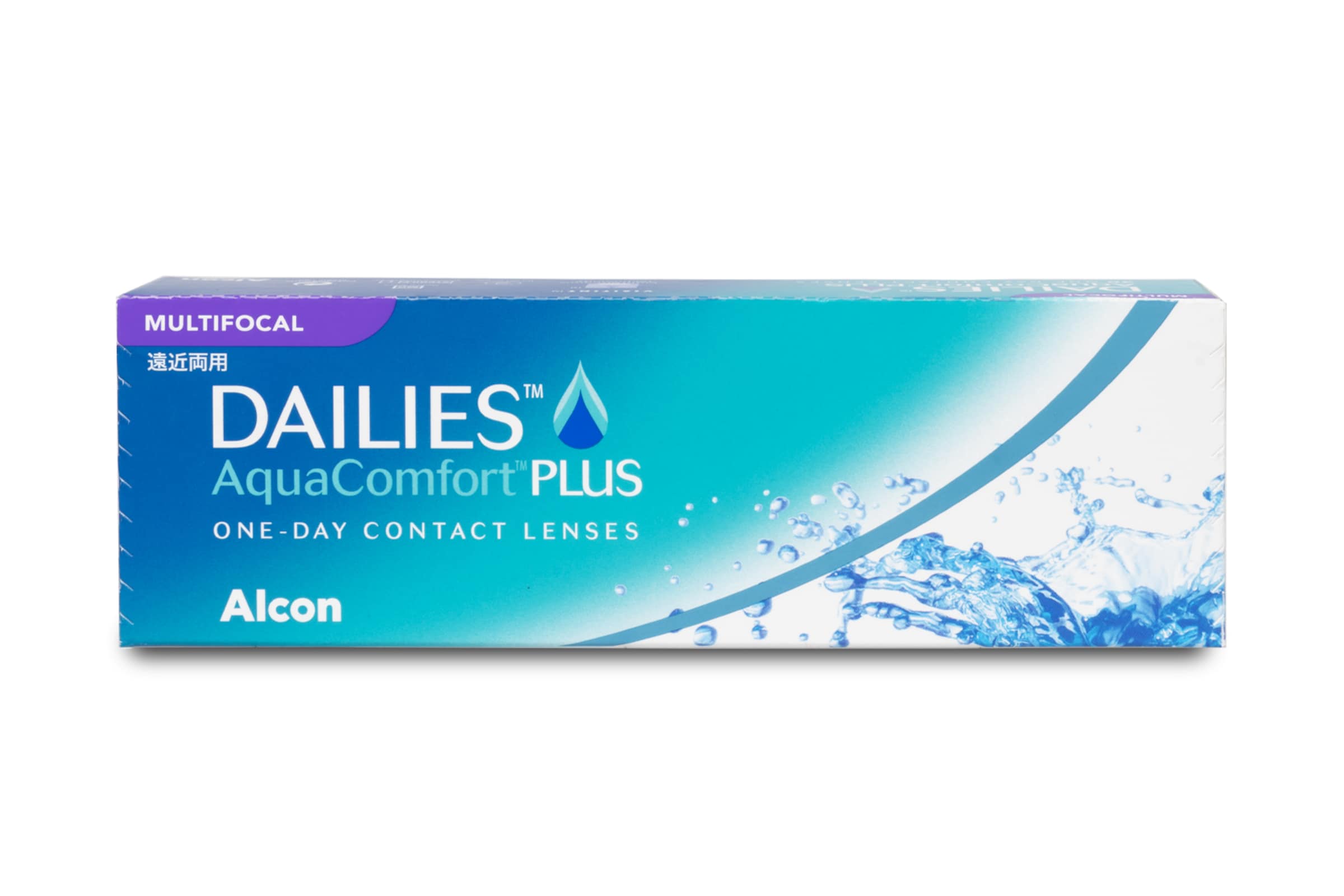 Alcon Dailies AquaComfort Plus Multifocal (30er Packung) Tageslinsen (-6.5 dpt, Addition High (2,25 - 3,00) & BC 8.7)