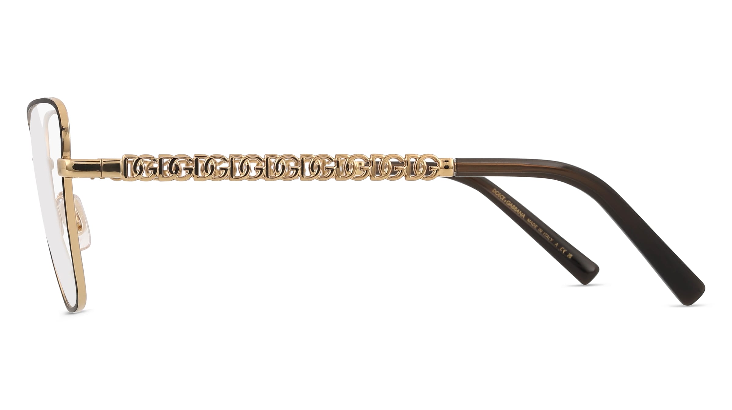 Dolce & gabbana brille schwarz gold Outlet
