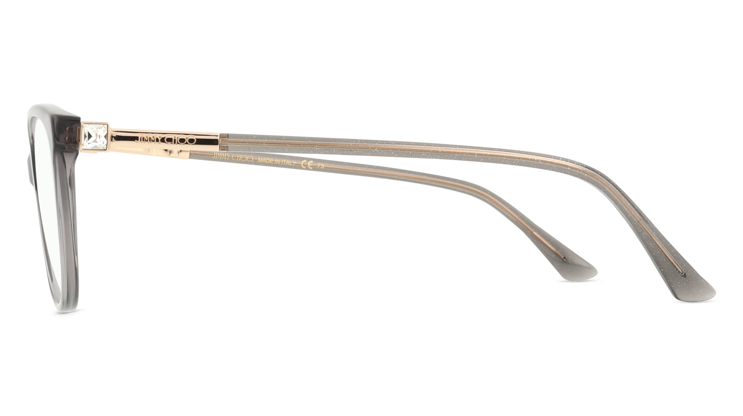 JIMMY CHOO 長方形フレムメカネ JC283 HT8 Kup Jimmy Choo JC287 w kolorze szary przezroczysty online