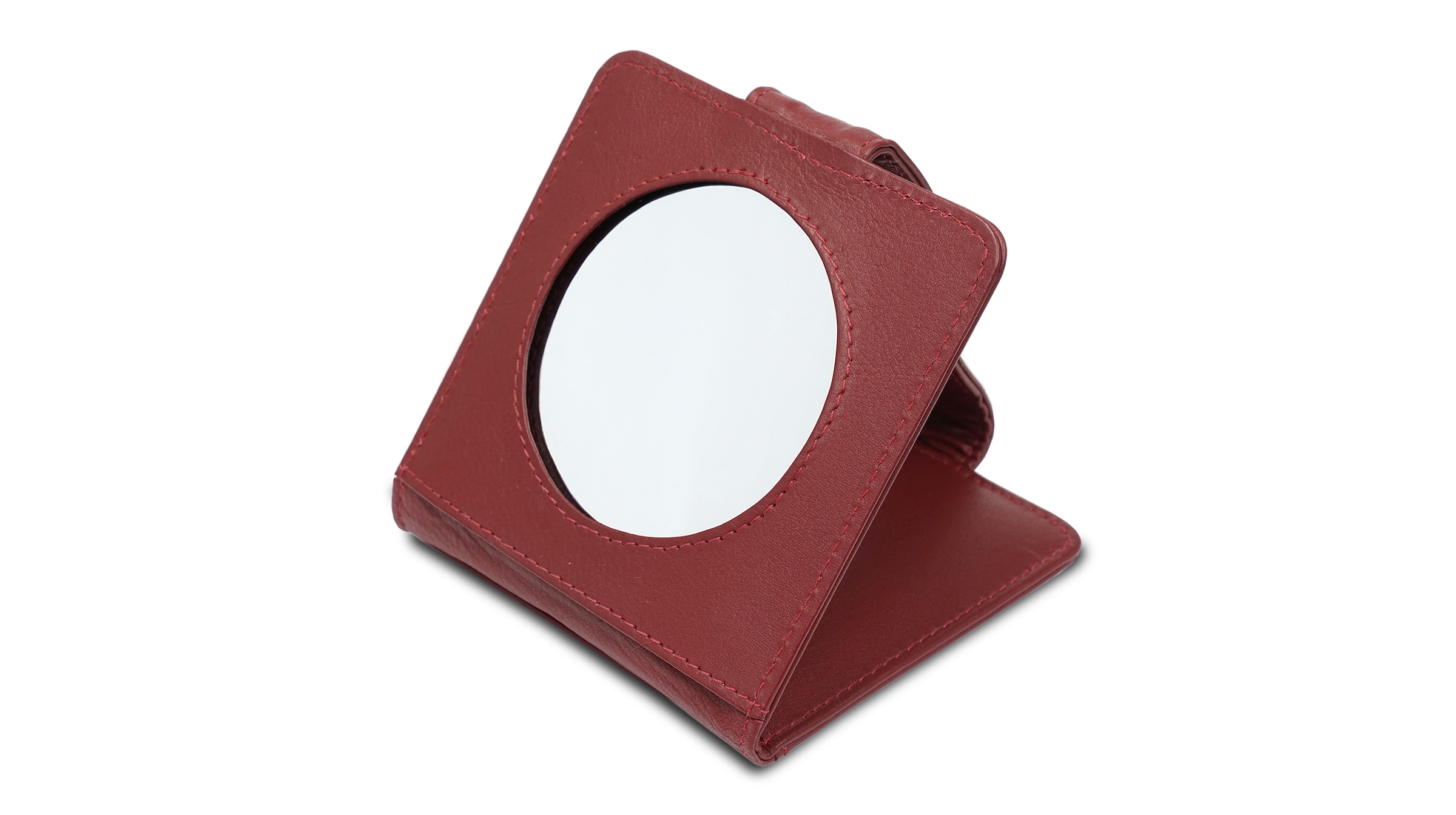 Fielmann Schminkspiegel in Lederetui