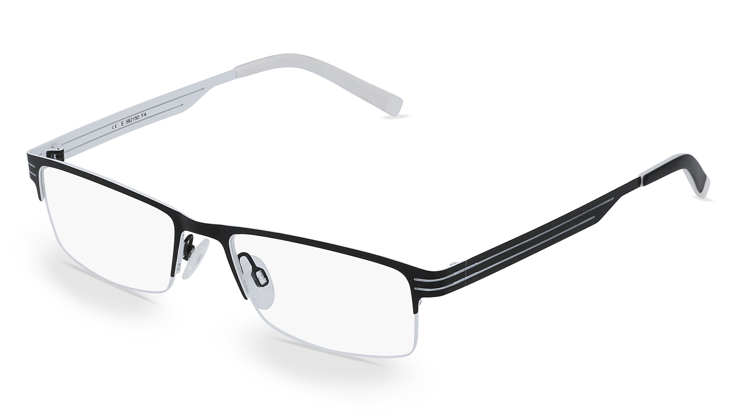 variant 3310 / Fielmann E 582150 FA / Schwarz Weiß