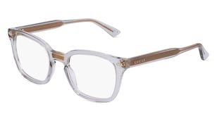 variant 12605 / Gucci GG0184O / Biały Przezroczysty