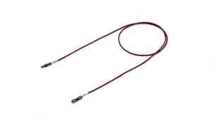 variant 13108 / Brillenband Leder / Bordowy Czerwony