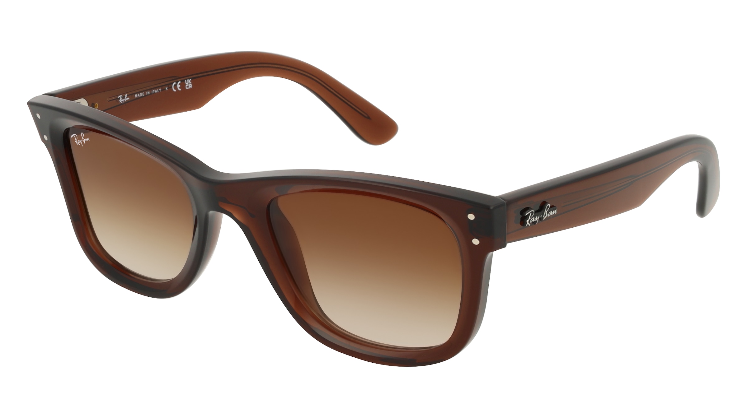 variant 25627 / Ray-Ban RBR0502S WAYFARER REVERSE / Brązowy Przezroczysty