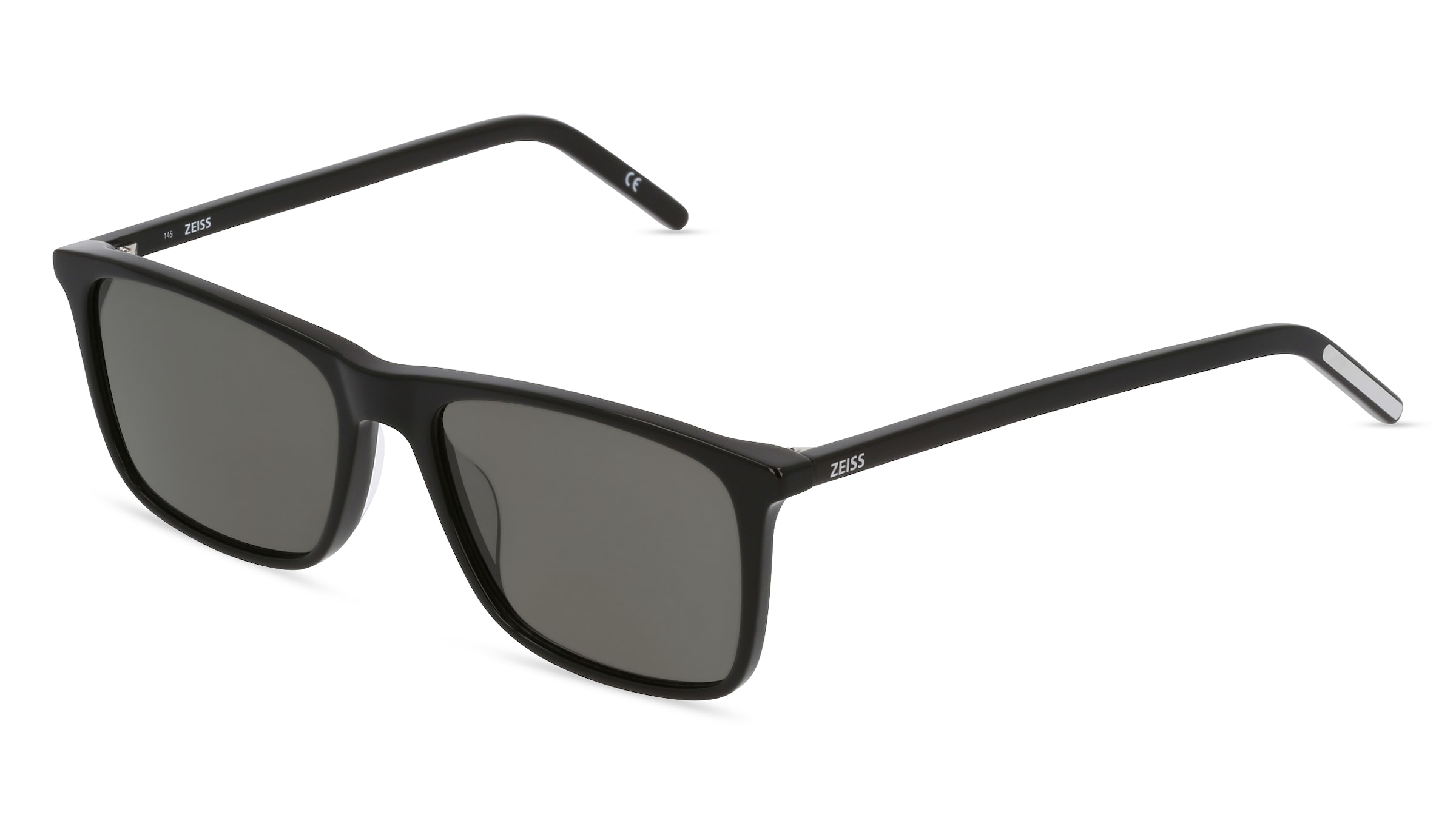 Zeiss ZS22508SP Herren-Sonnenbrille Vollrand Eckig Kunststoff-Gestell, schwarz
